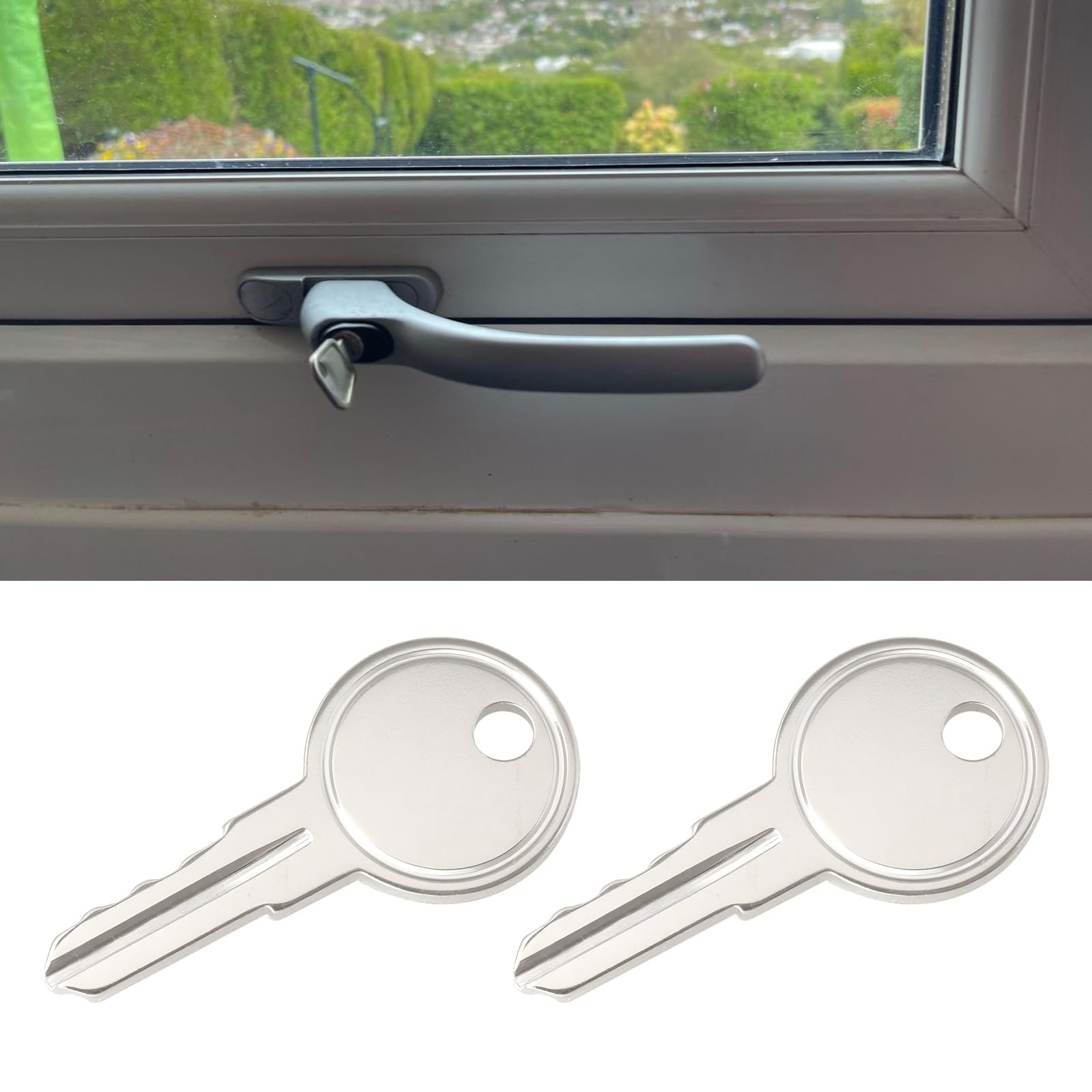 EMSea 5Pcs UPVC Window Handle Key Compatible with Securistyle Window Lock - Image 4
