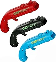 Vista 13 de RADIOXIUM - 4 abrebotellas, lanzador de disparos, divertida pistola de disparo, abridor de botellas creativo para juegos de fiesta, fiestas Rojo