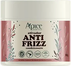 Ativador Anti Frizz Ápice | Definição, Hidratação e Proteção para Cabelos Cacheados, Ondulados, Crespos e em Transição | 500g