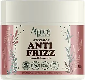 Ativador Anti Frizz Ápice | Definição, Hidratação e Proteção para Cabelos Cacheados, Ondulados, Crespos e em Transição | 500g