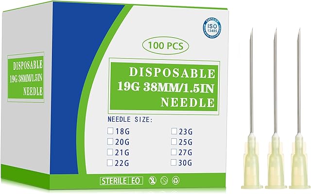19G Stainless Steel Pipe 38mm/1.5In Pack of 100 (19G)