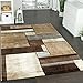 Produktbild Paco Home Designer Teppich Kariert Modern Trendig Meliert Eyecatcher in Beige Braun Grau, Grösse:120x170 cm