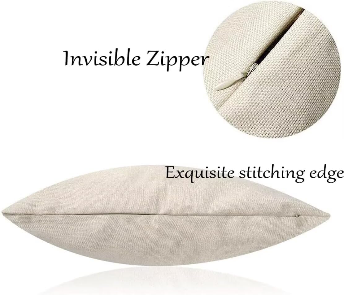 Poszewka na poduszkę na Boże Narodzenie, 4 szt., lniana poszewka na poduszkę, 45 x 45 cm, zwierzęta, dekoracyjna, kwadratowa, dekoracyjna, na kanapę, do domu, A-741