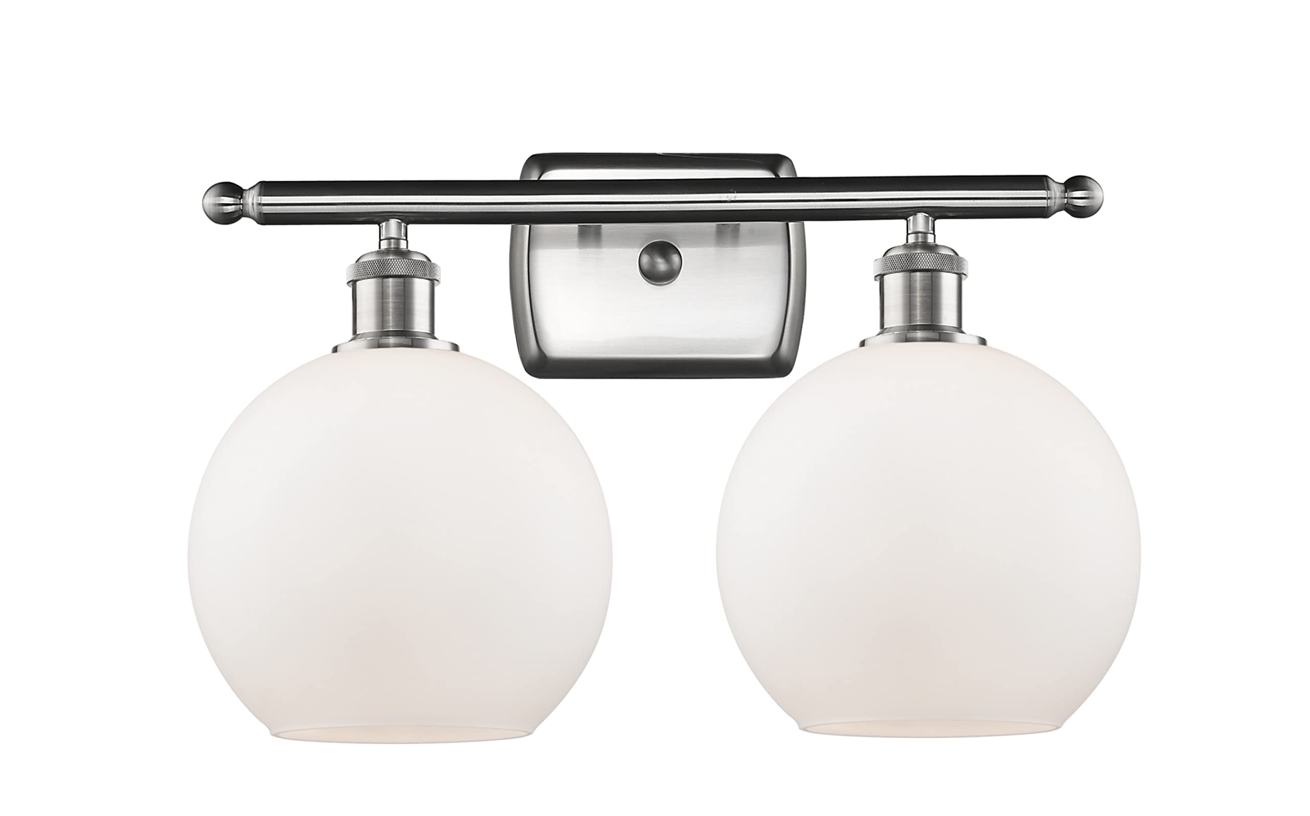 Innovations 516-2W-SN-G121-8 Two Light Bath Vanity from Ballston Collection