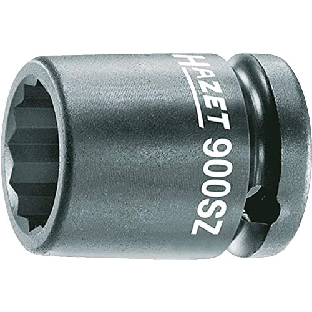 HAZET 900SZ-19 40 mm 12-Point Traction Profile Impact Socket - Phosphatised/Oiled