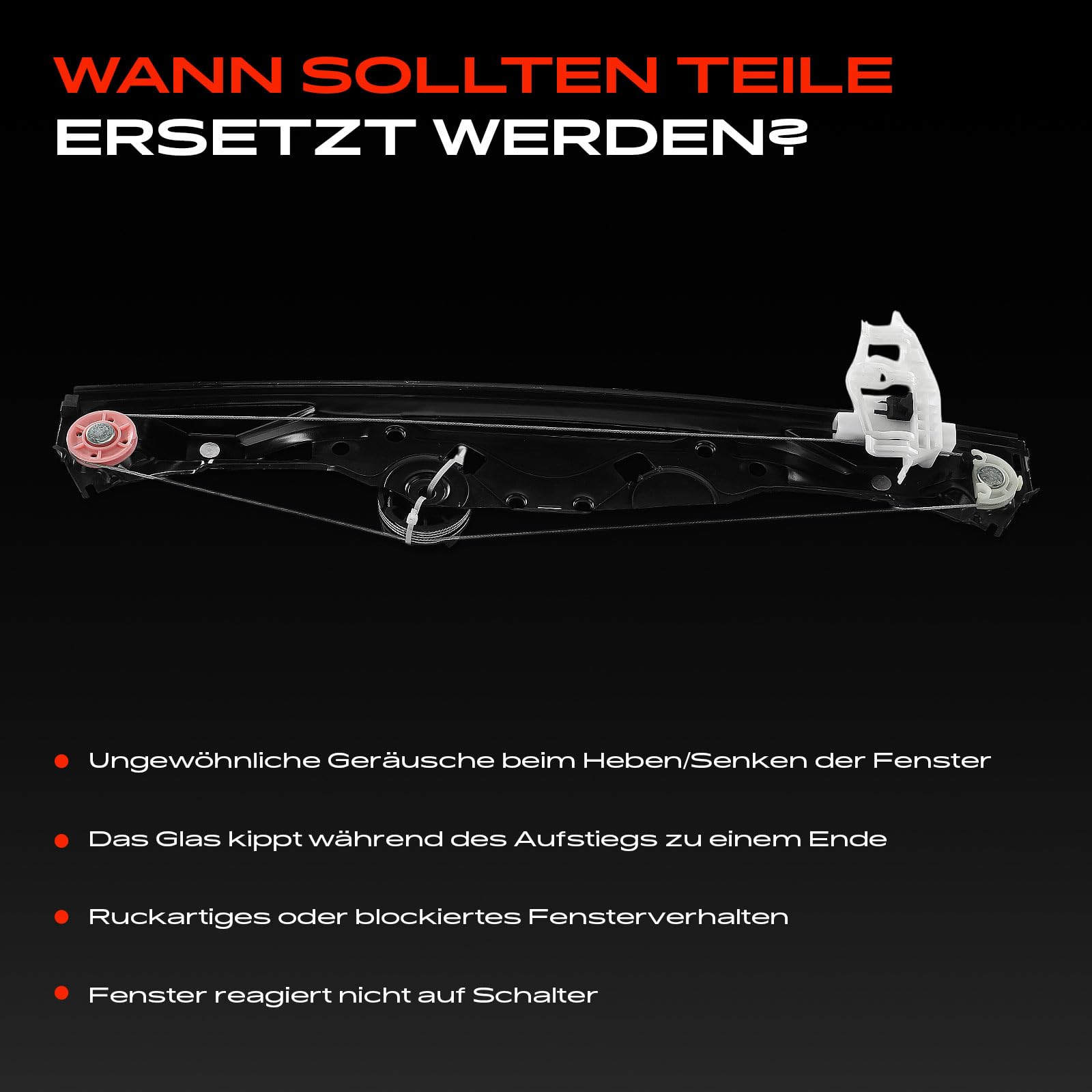 Frankberg Fensterheber Fensterhebermechanik Vorderachse Vorne Links Kompatibel mit KA RU8 Schrägheck 2008-2016 Replace# 51974460