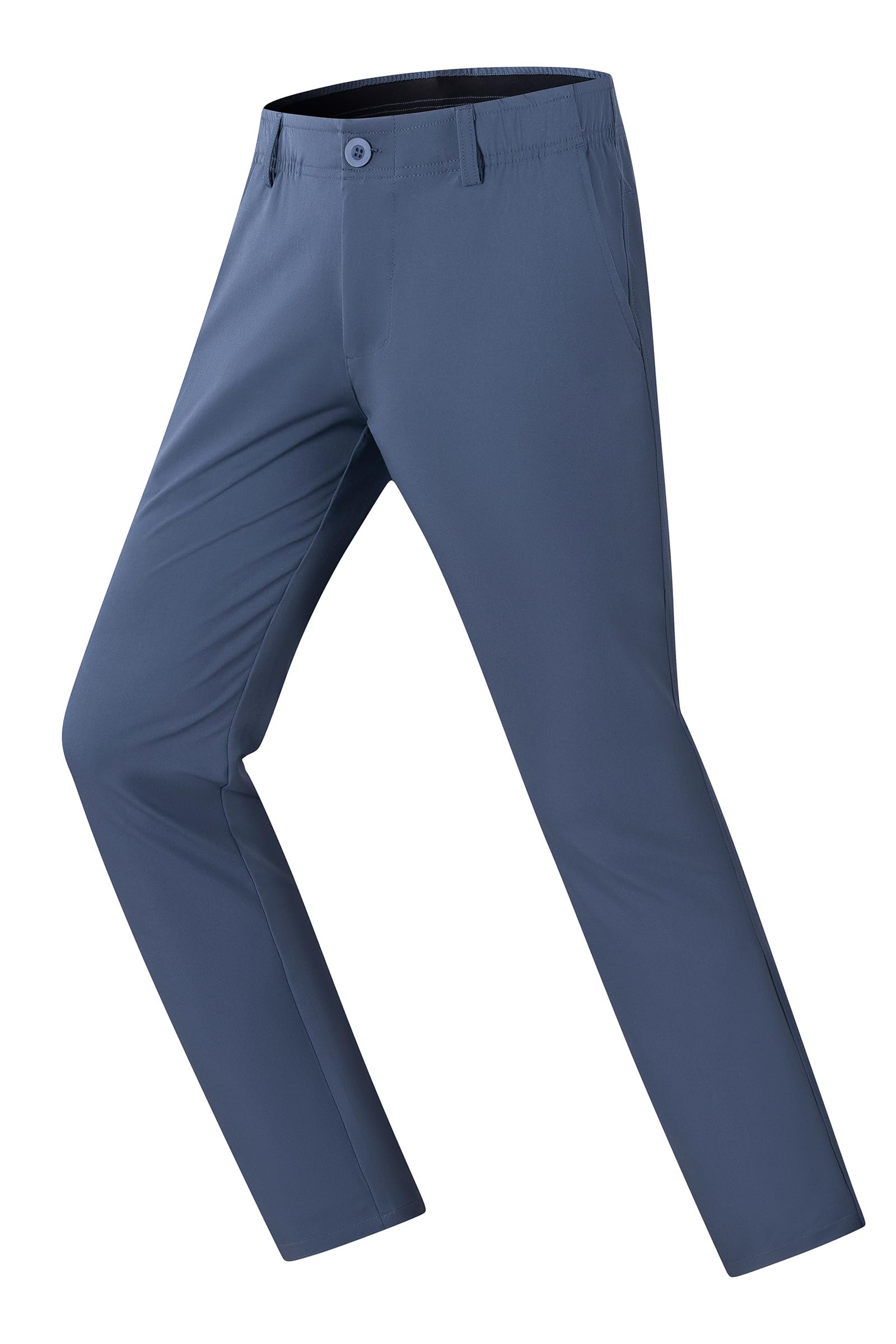 Mens Golf Pants Work Dress Pants 30 32 34 Lightweight Travel Trousers Stretch Business Casual Slacks with Pockets