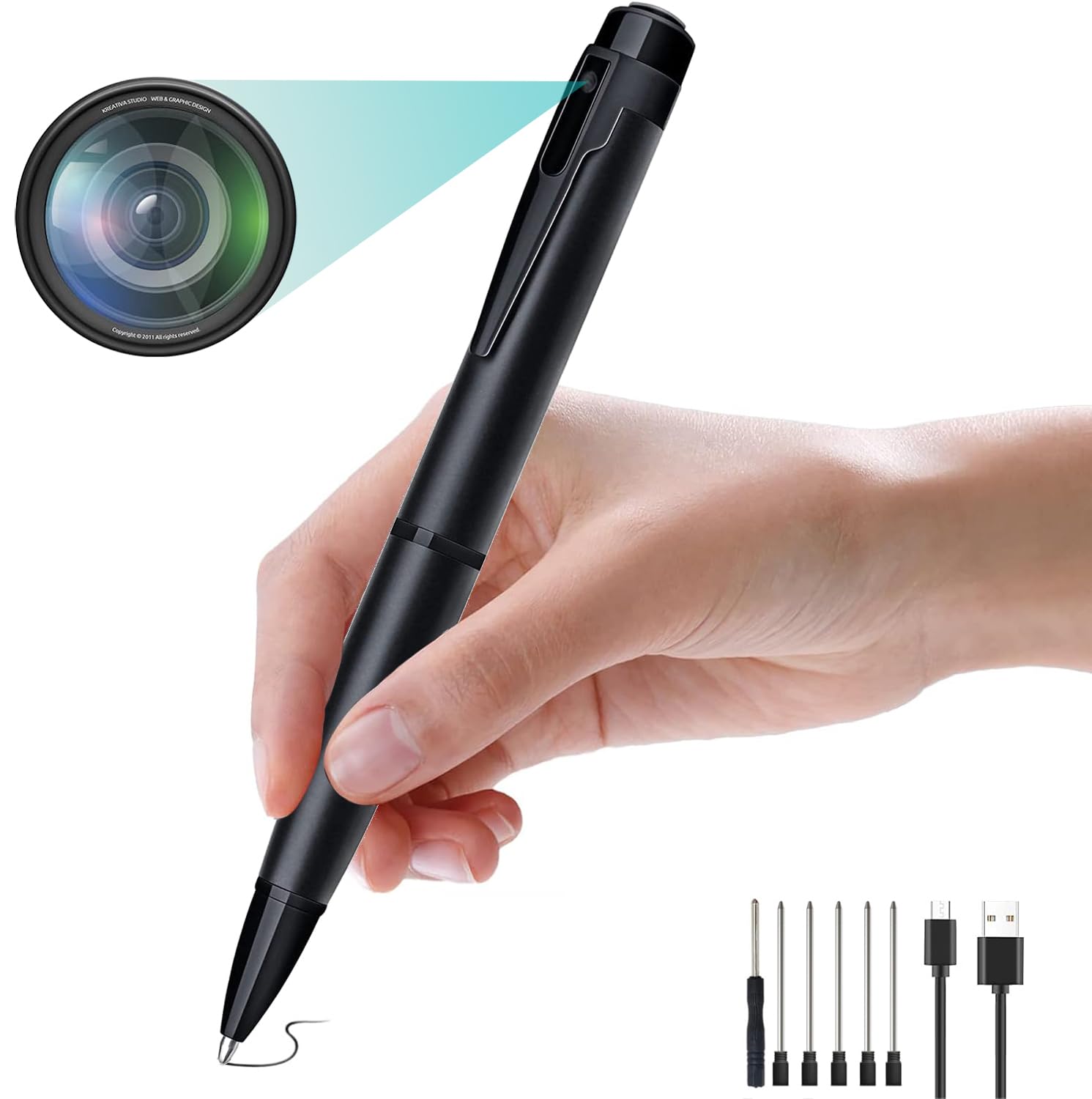 【非売品】ちゃめっけカメラ Amazon.co.jp: レンズが見えない ペン型カメラ スリムタイプ 超小型