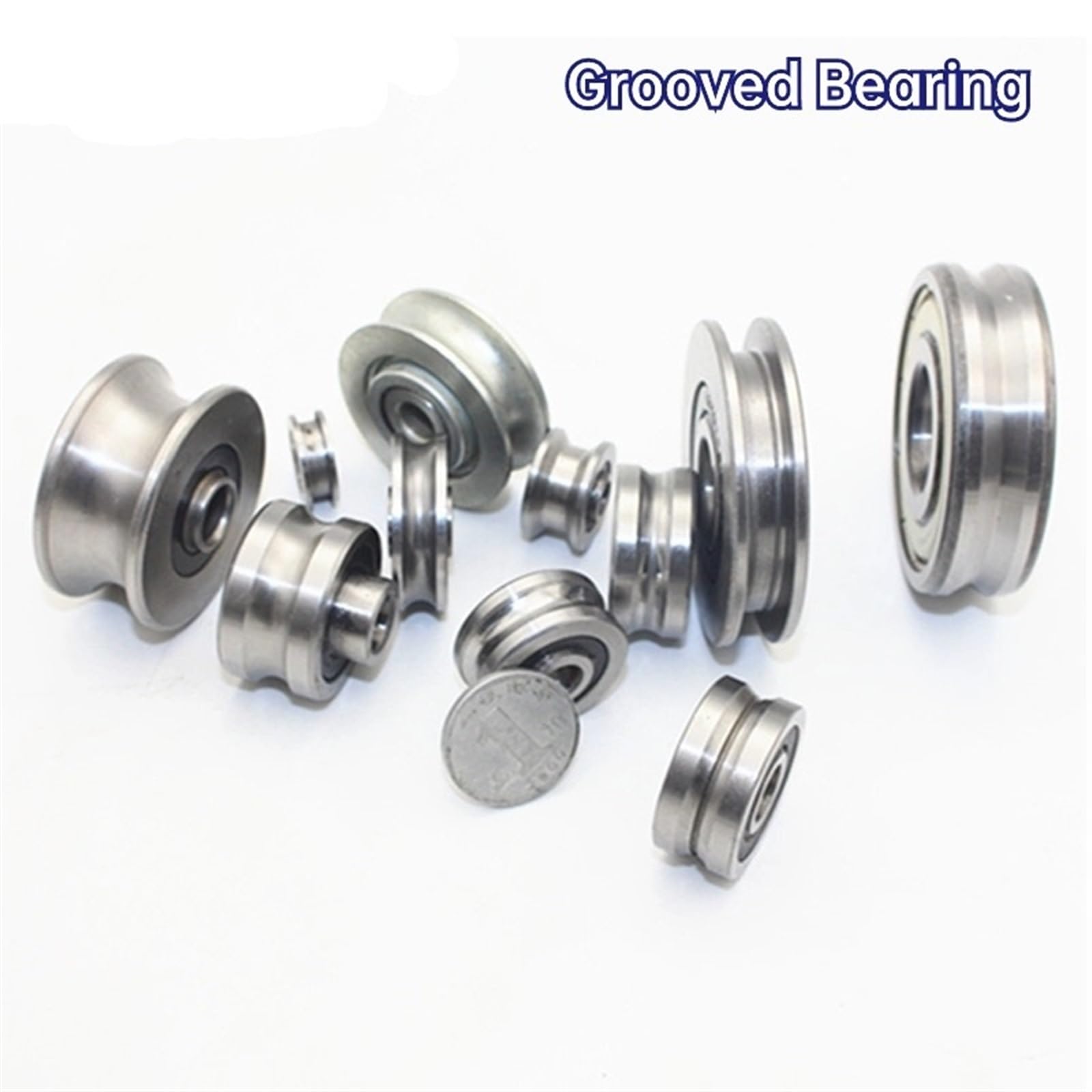 10 sztuk kół pasowych z rowkiem U 6202, 15 x 35 11 mm, z łożyskami rowkowymi (U6202-3-1)
