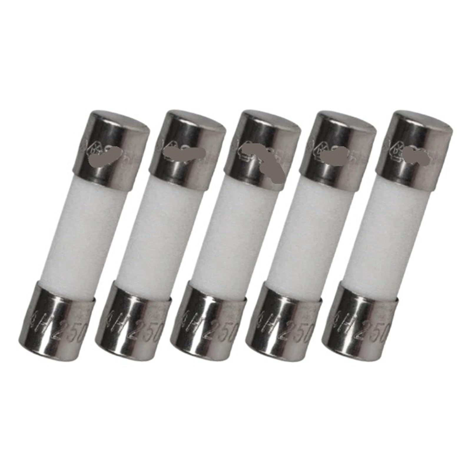 KXIWLUFV 5PCS 15A 250V Ceramic Fuse