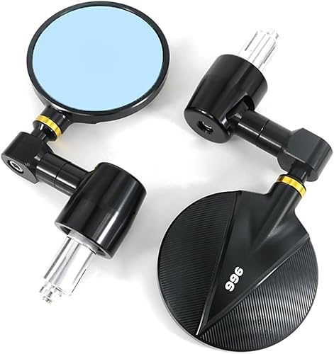 Miniatura 2 de Motocicleta Cafe Racer Manillar Espejo retrovisor lateral Bar End Espejo para Ducati 996 1999 2000 2001 2002