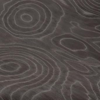 Black Ring Patterned Tech Wood Veneer - 0.5mm Thick, 2.5x0.58M for DIY Creativity, Furniture Beauty, Speakers Style, Car Interiors Upgrade Home Decor Charm.