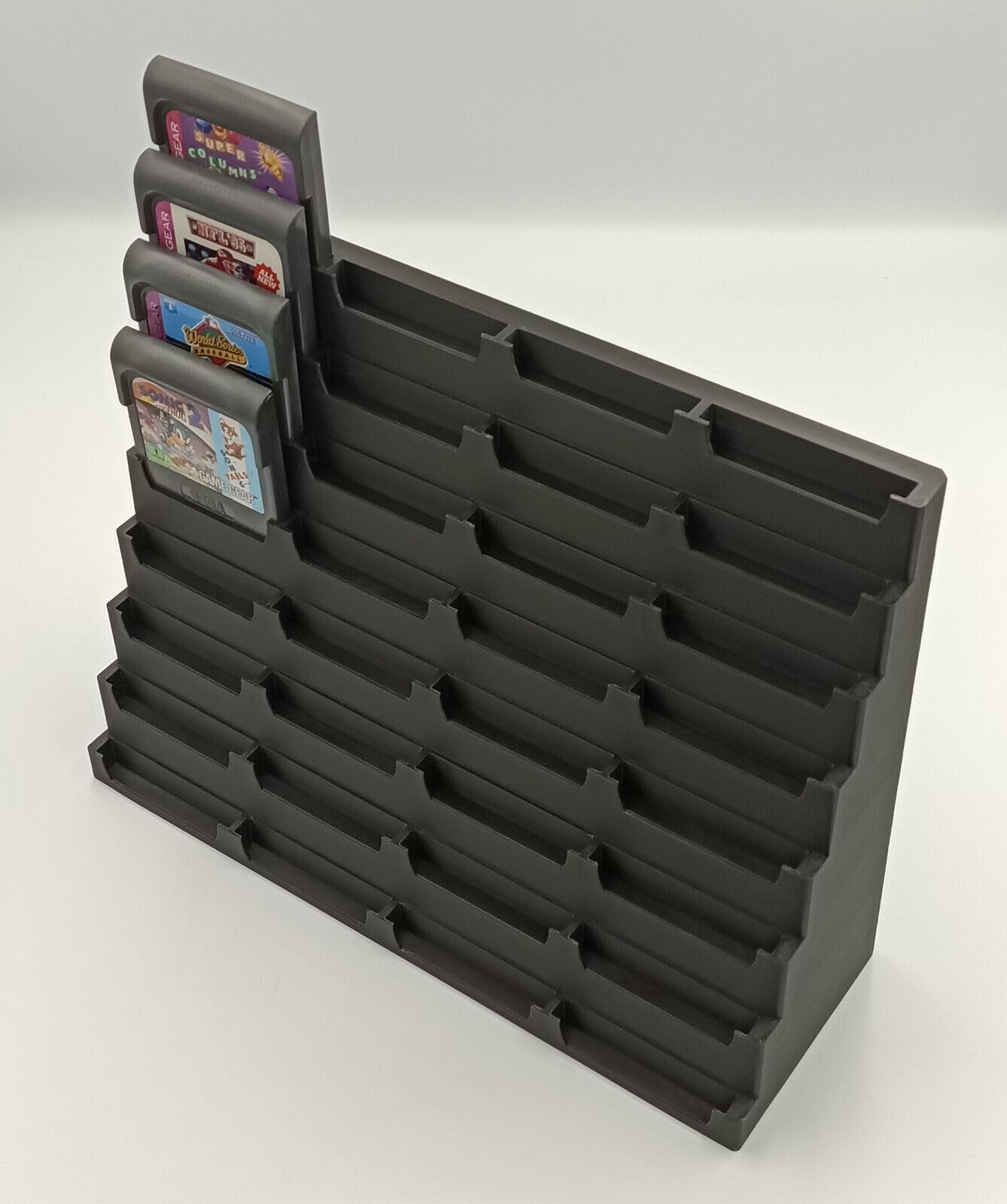 Display Tower, Rack, Case for Sega Game Gear Games (Holds 32 Games)