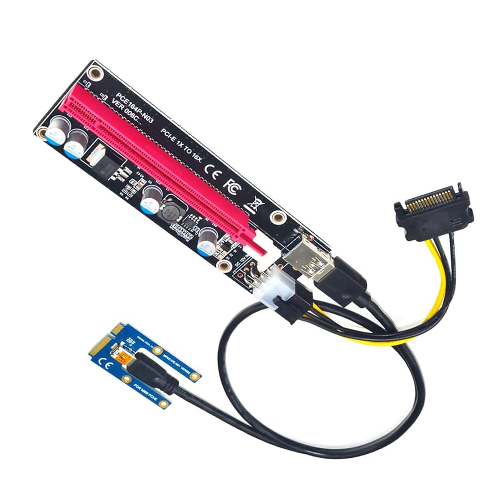 Amazon.com: Mini PCI-E to PCI Express16x Riser Adapter Card