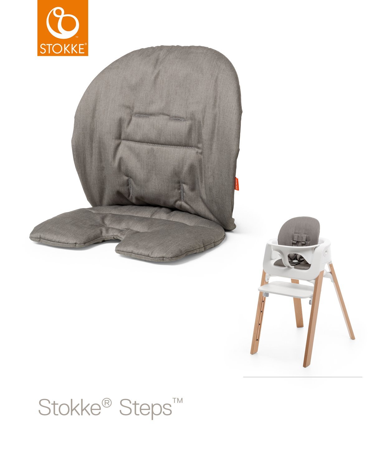 Stokke - Cojín ® StepsTM para Baby Set gris