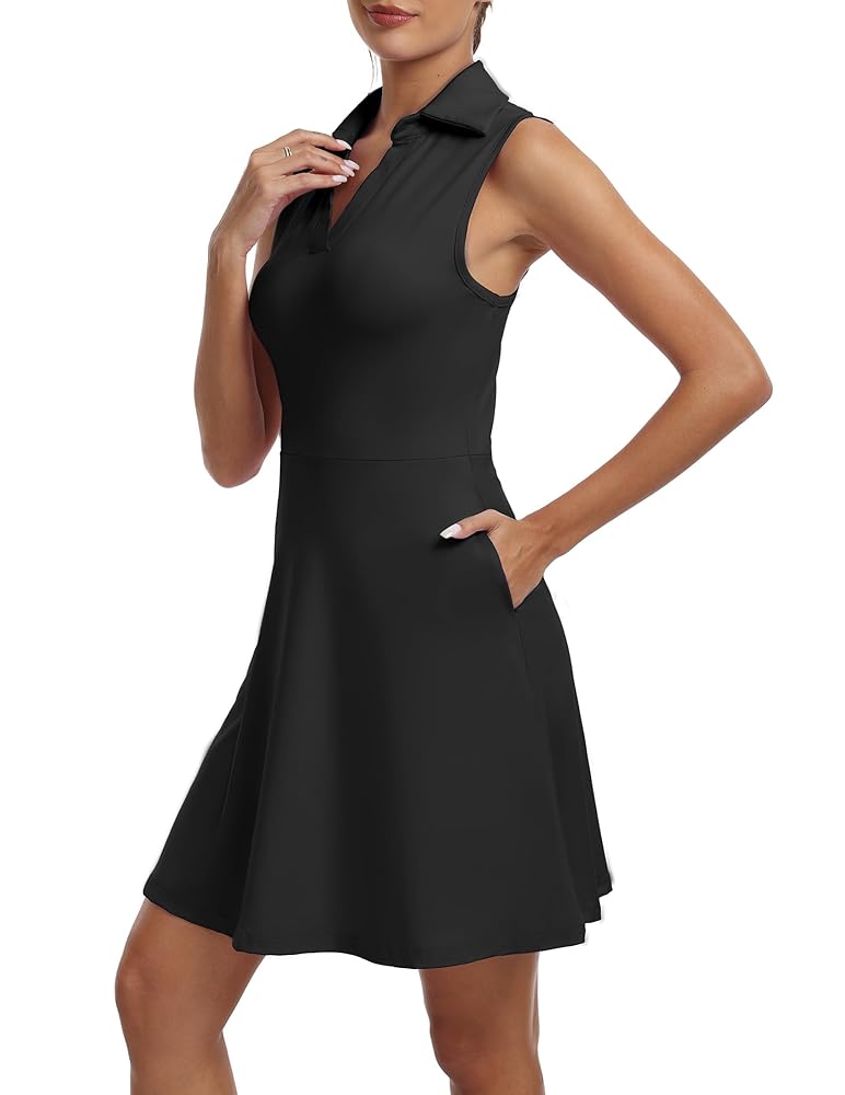 Amazon.com: FKEEP Women's Golf Tennis Dress V-Neck with