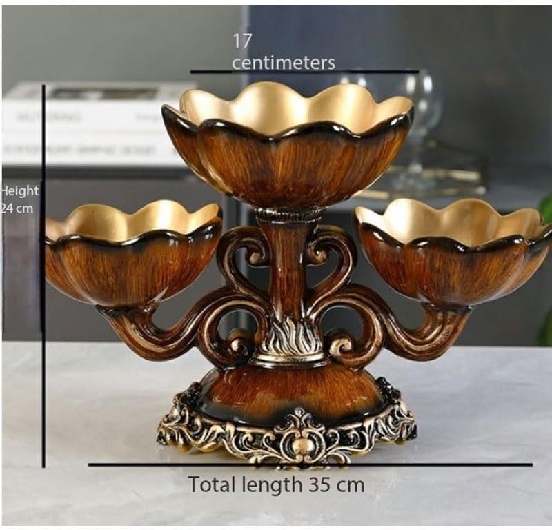 European Resin Fruit Plate The Coffee Table Features Luxurious Dried Melon Pla