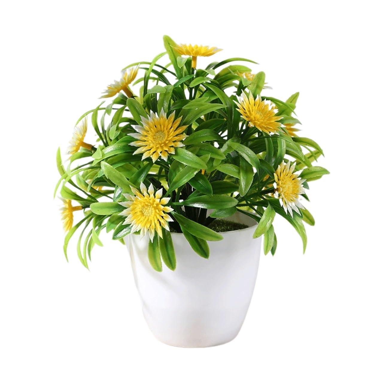 Plante simulée sans entretien pour éliminer les fleurs fanées dans votre salon