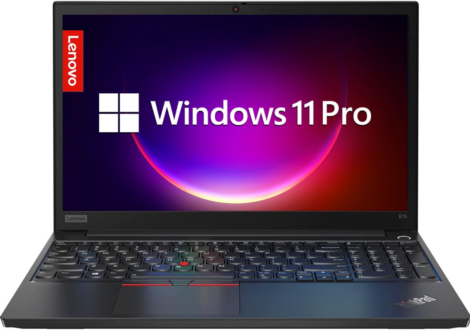 Lenovo Thinkpad E15 Gen 1 Ordenador portátil profesional, 15,6 pulgadas FHD (1920x1080), Intel Core i5-10210U, 16 GB de RAM, SSD de 512 GB, teclado QWERTY japonés, Windows 11 Pro (reacondicionado)