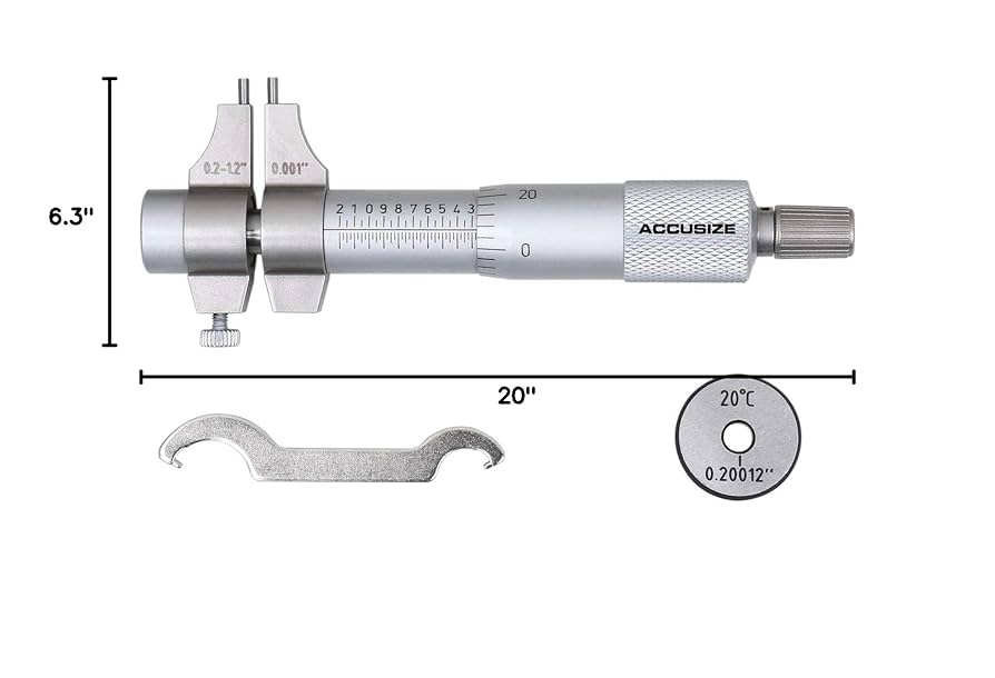 Accusize Industrial Tools 0.2-1.2'' by 0.001'' Inside