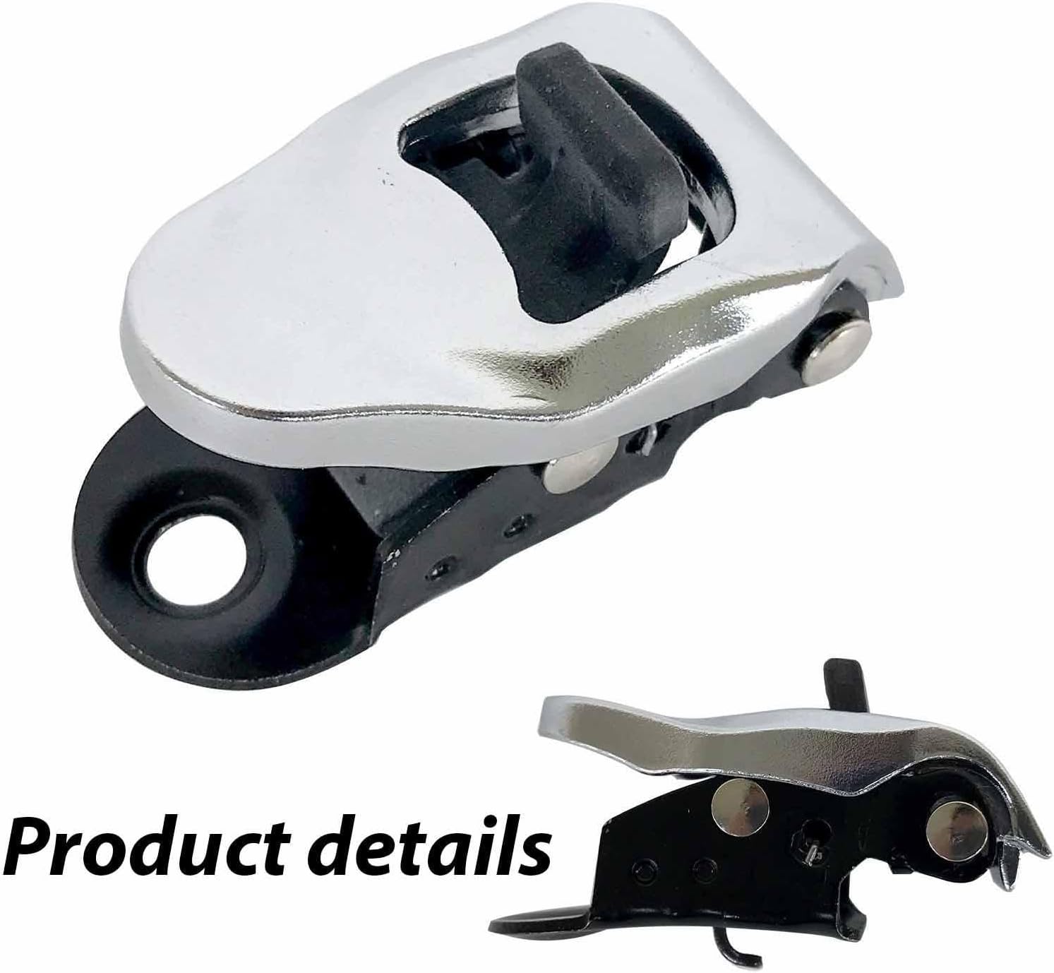 LOVIVER Ratchet Clamp with Buckle, Reusable Clamping Strap, Cable Tie, Fixing Strap for Secured Tie Down for Home Maintenance, Gardening, Pipes, 37.5cm
