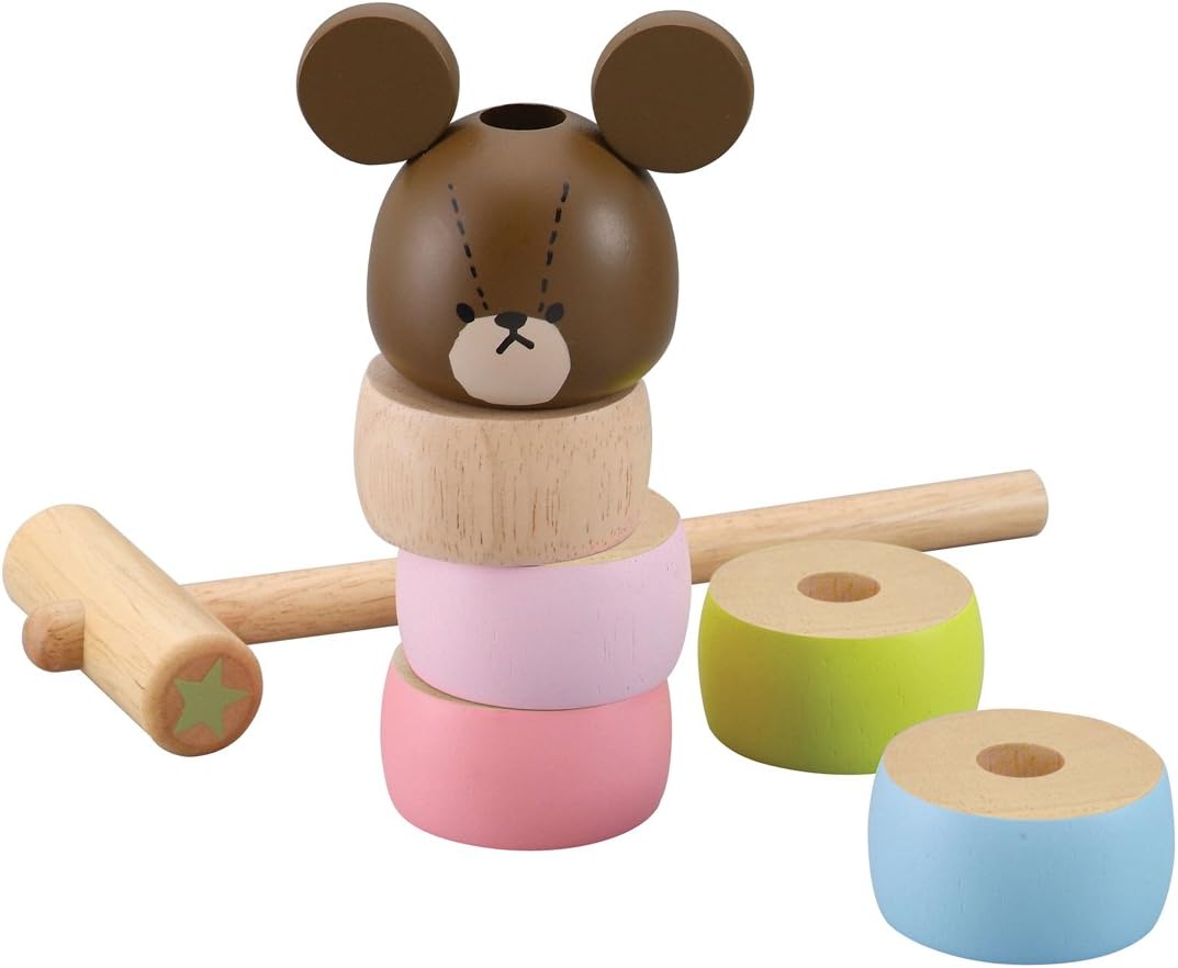 Amazon Co Jp くまのがっこう だるまおとし Amazon Co Jp くまのがっこう だるまおとし