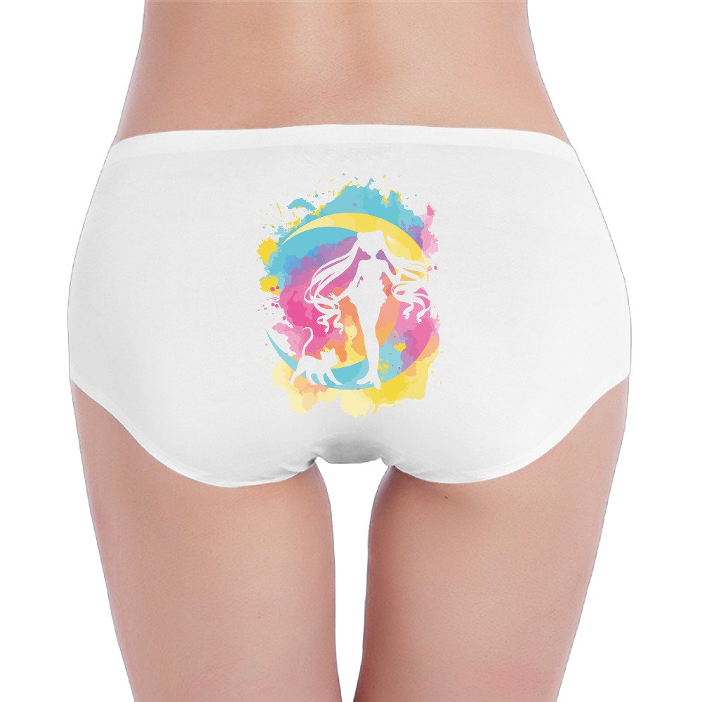 Women's Sailor Moon Crystal Sleek Model Thong Panty Underwear Small White