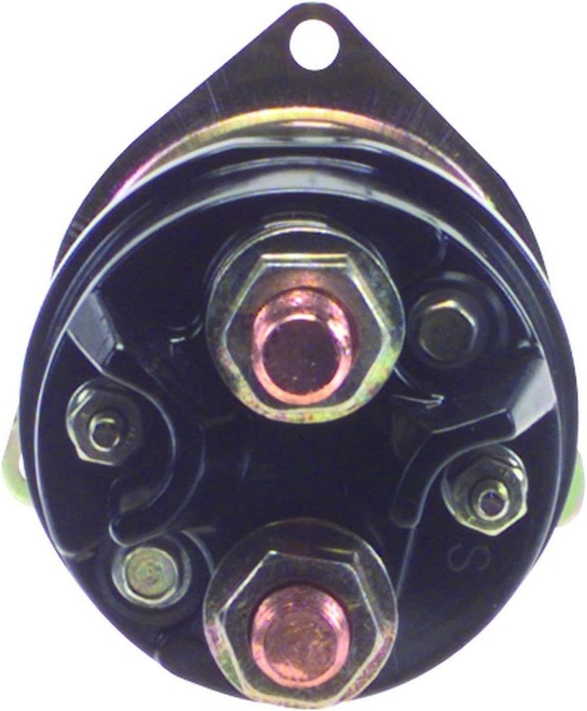 OEG Parts New 24V Starter Solenoid Compatible With CAT Cummins Delco White 4-Terminal Insulated Base 7T-0258 7X-1955 9X-9511 3604650RX 1115595 1115608 D901A D912A V1117554