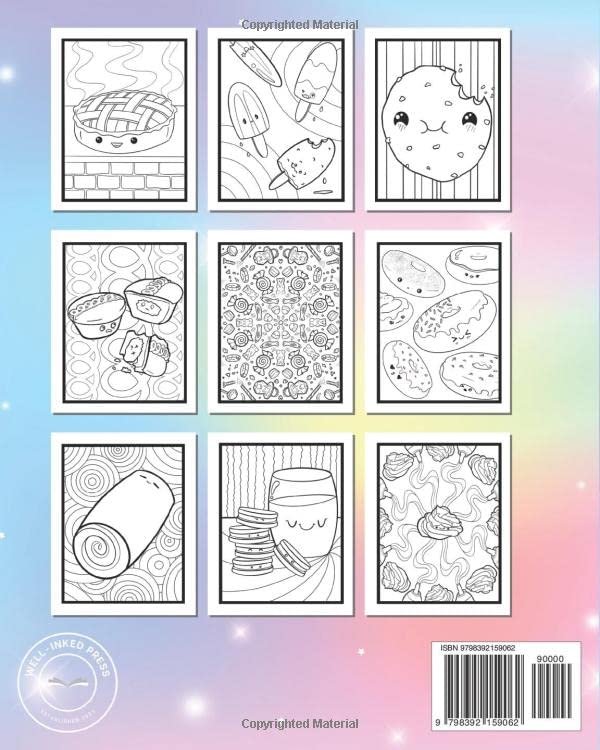 Miniatura 2 de Kawaii Coloring Book for Girls Cute Treats for Tweens, Teens, and Adults