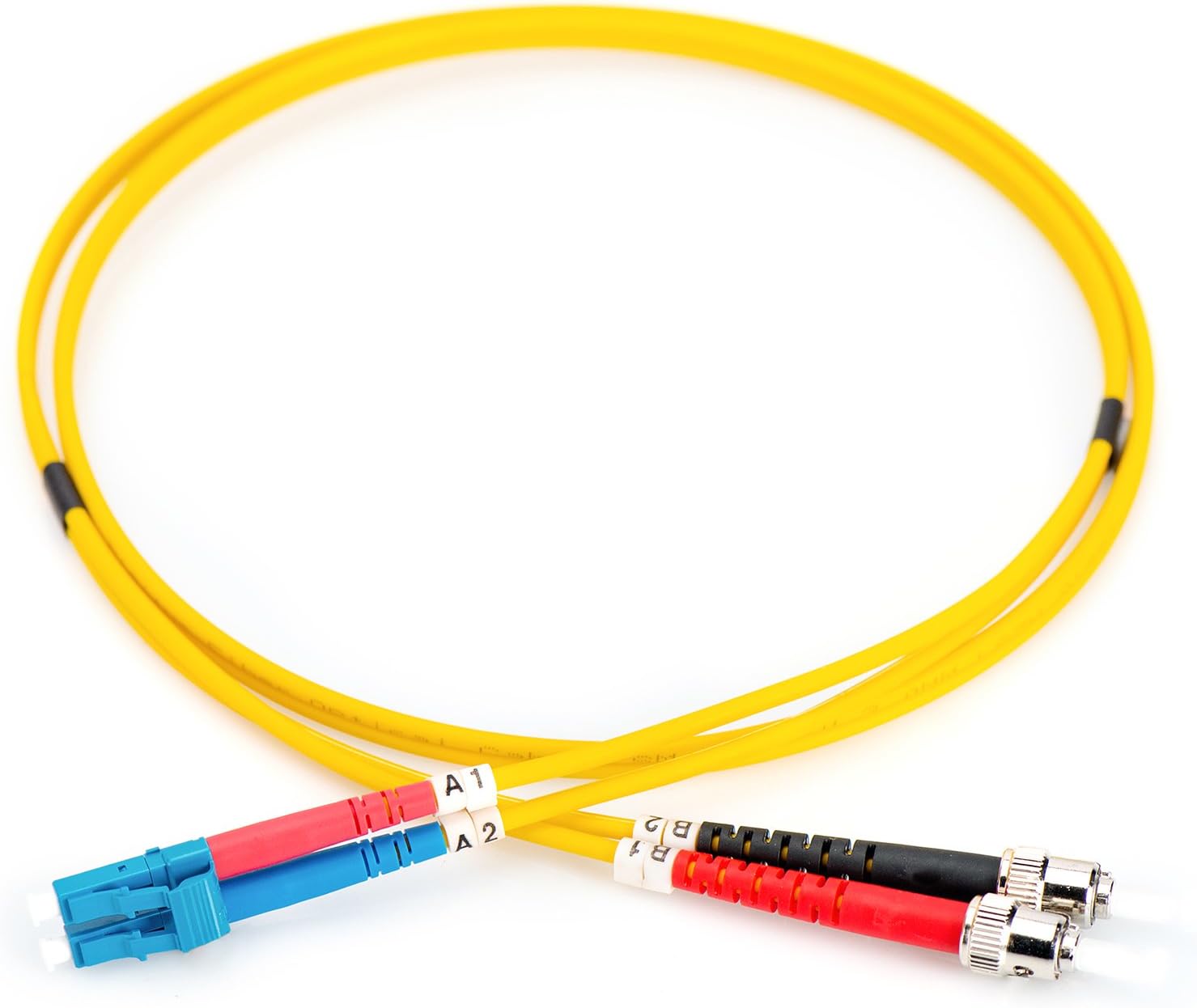 Digitus Câble Fibre Optique Duplex 9/125 OS1 ST LC Jaune 3 m