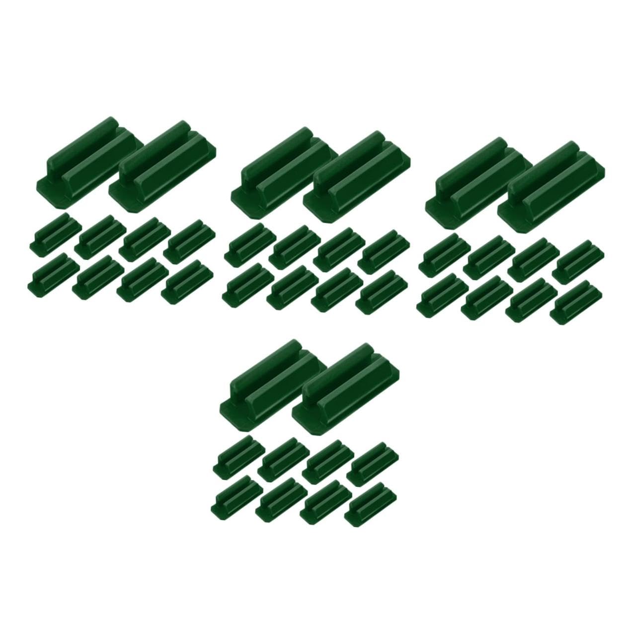 SHINEOFI 4 Sätze Stifthalter Whiteboard Selbstklebende Stiftclips Selbstklebende Haken Weiß Stiftklemme Schreibwaren Stiftbefestigungsclip Büro Bleistiftclip Green Kieselgel 10 Stück * 4