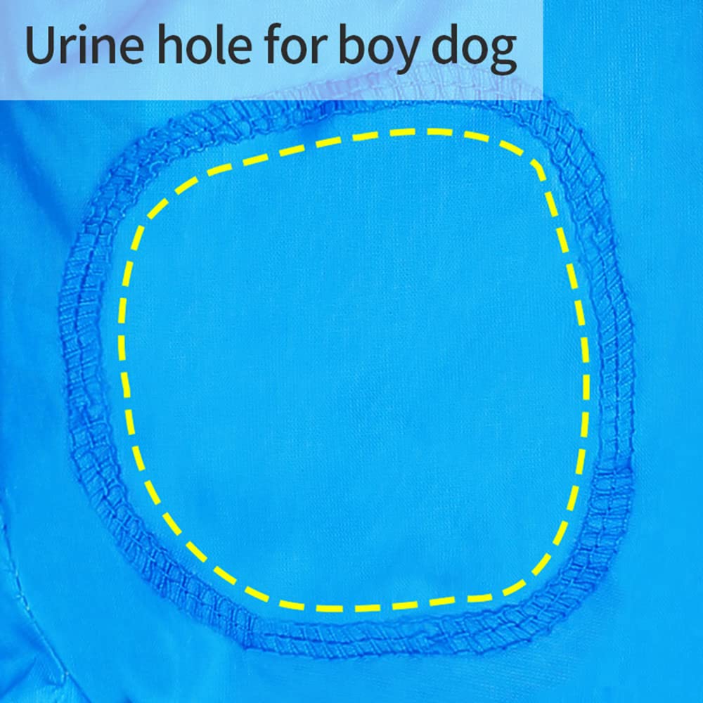 Chubasquero para Perros, Mono Impermeable for Perros, Capa for Mascotas, Chaqueta for Cuatro Patas, Todo Incluido(Orange,4XL)