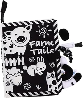 ORFOFE 1Pc Livro De Pano De Cauda Infantil Brinquedos Para Bebê Kidcraft Playset Livro De Bebê Livro De Pano Seguro Livro De Educação Precoce Livro De Brinquedo De Poliéster Avançado