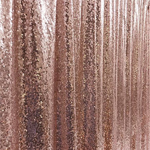 Trlyc 20Ftx10Ft Sparkly Wedding Sequin Backdrop Rose Gold #TOP3