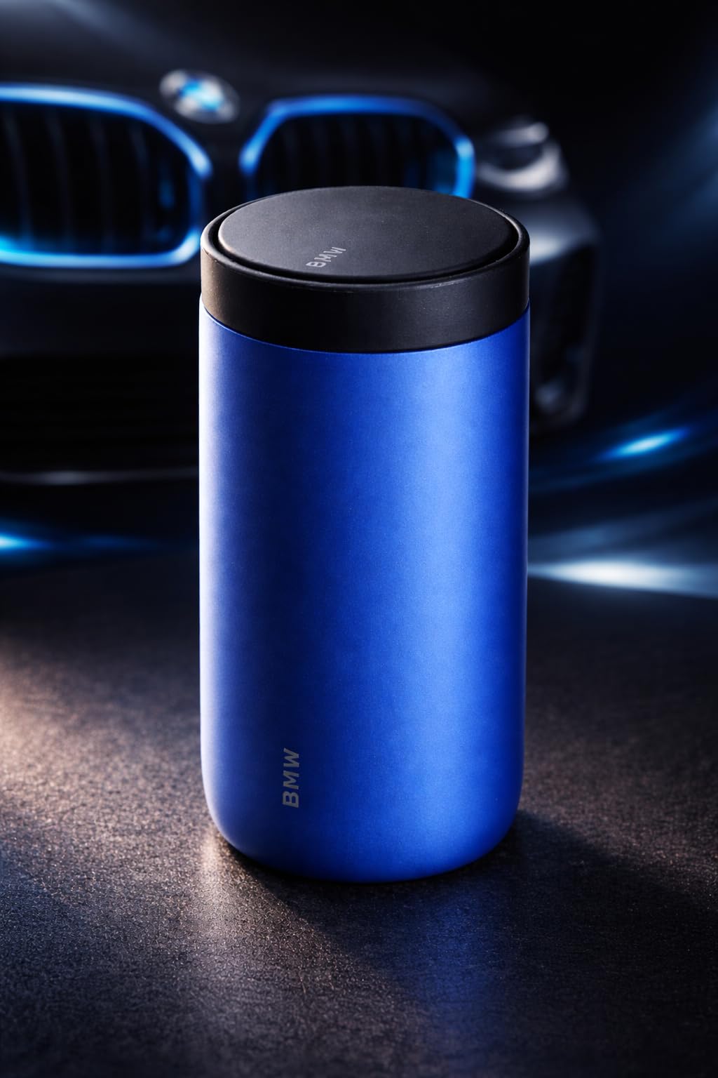 BMW M Motorsport Geschenkset Herren – Geschenkbox mit Thermobecher & Tasse – Lifestyle Auto Fan Geschenkidee Männer – hochwertiger Kaffeebecher To-Go & Keramiktasse Set - Geschenk-Set