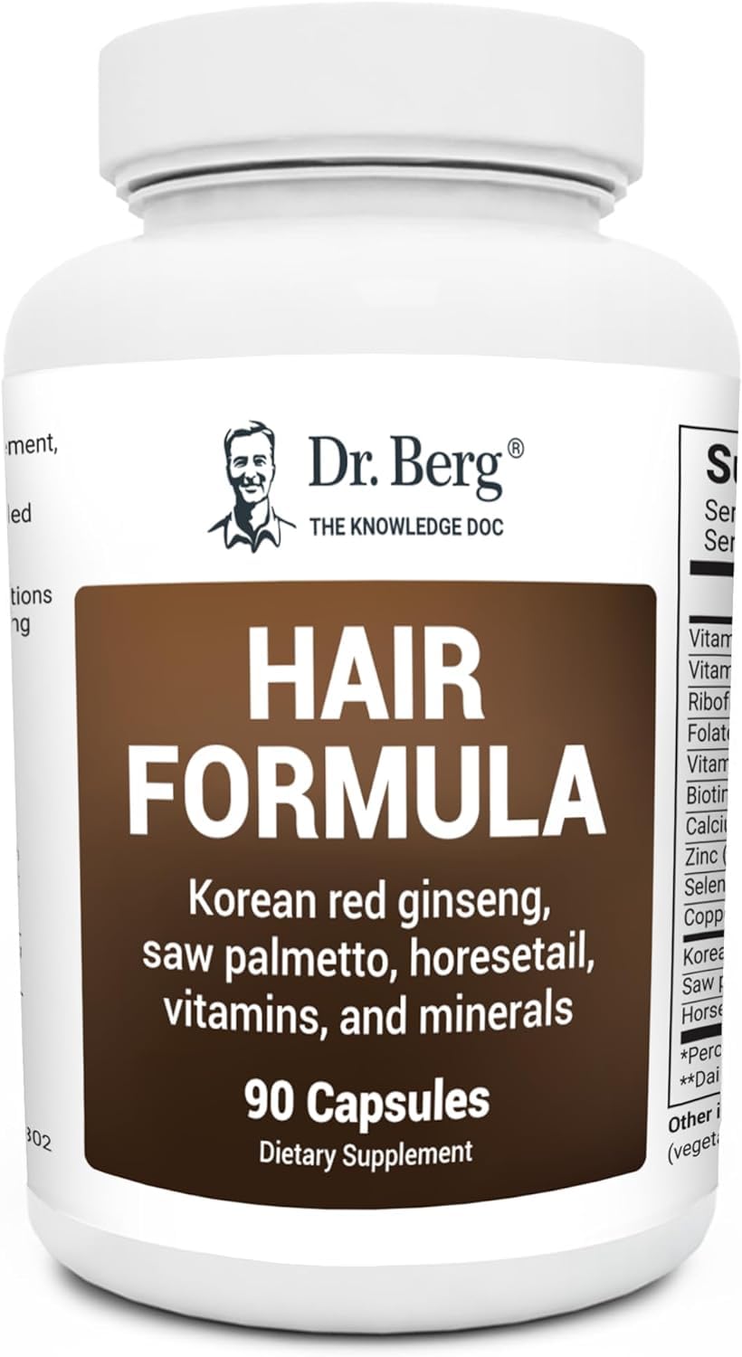 Dr. Berg All in One Vitamins for Hair, Skin & Nails - Advanced Formula with Biotin, Saw Palmetto, DHT Blocker & Trace Minerals - 90 Veg Capsules (B0D4DYFPF3) Amazon Price History, Amazon Price Tracker