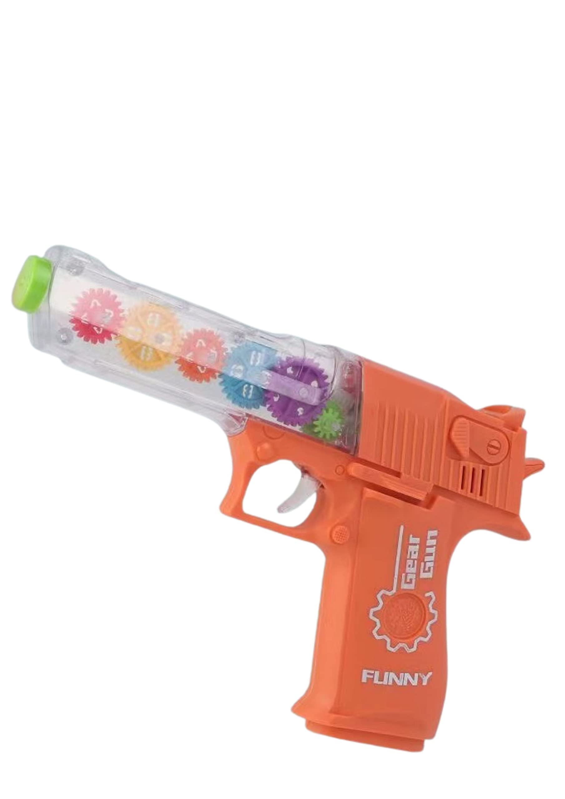 PLUSPOINT Transparent Gears Gun Toy for Kids with Music and Lights I Gun Toys with Colourful Flashing Light, Music Toy for Boys Girls Kids, Birthday Gift,(Gear Gun) (B0CH5BS93P) Amazon Price History, Amazon Price Tracker
