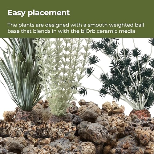 Image of biOrb Forest Rhythm Decor Set, Silver /Green /Natural, Fish Friendly Decor for Aquariums