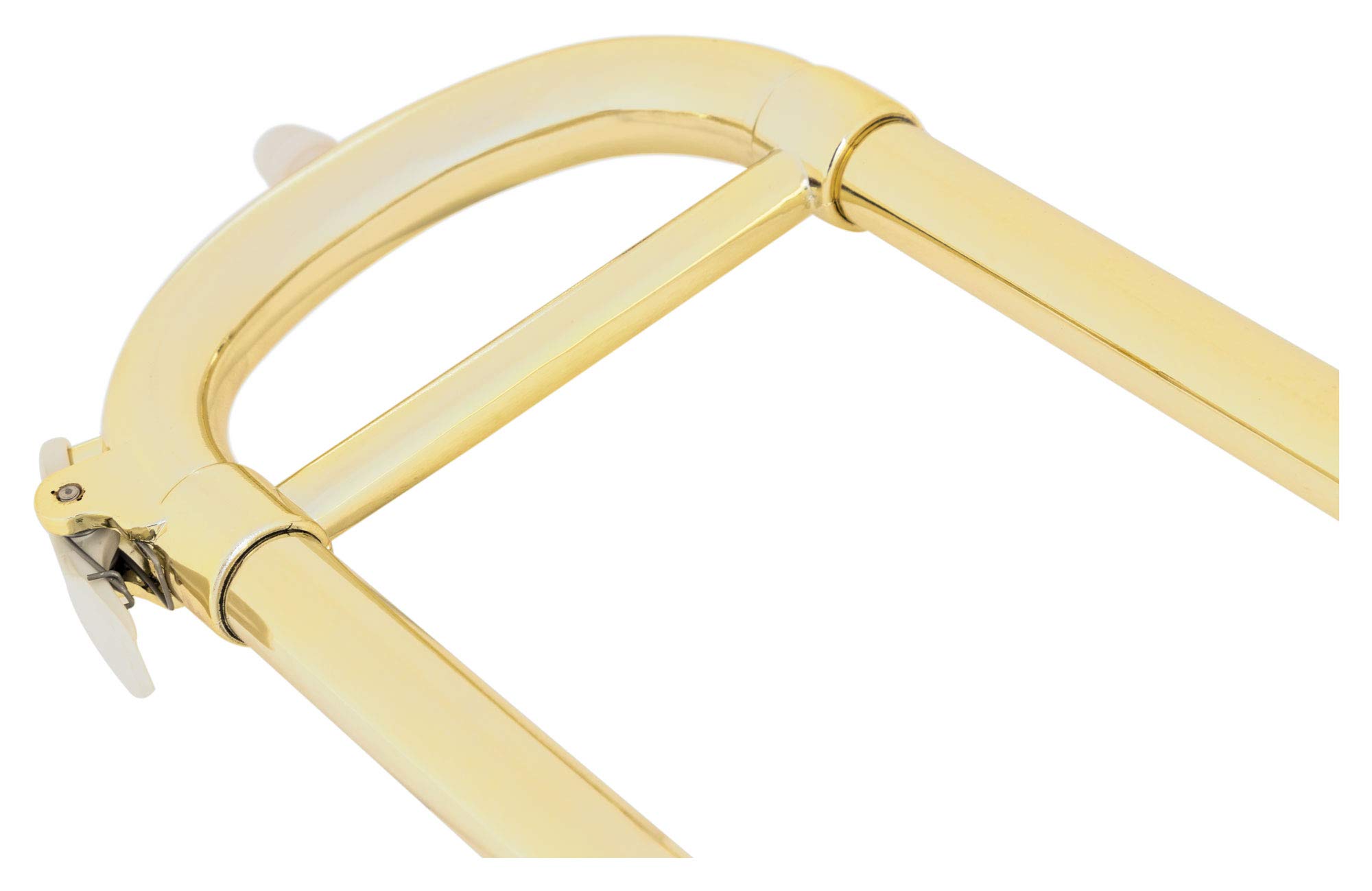Classic Cantabile MardiBrass ABS Kunststoff Quart-Posaune - Bb/F-Stimmung - Fiberglas-Zug - 850g leicht - Bohrung: 13,9 mm - inkl. Mundstück und Gigbag - gold