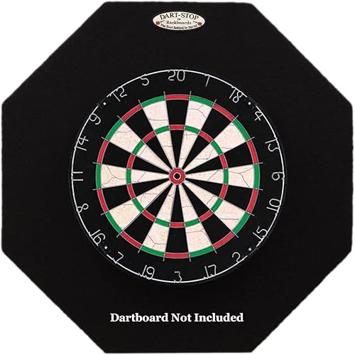 Dart-Stop Tablero de dardos profesional de 29 pulgadas octogonal Protector de pared Surround de dardos