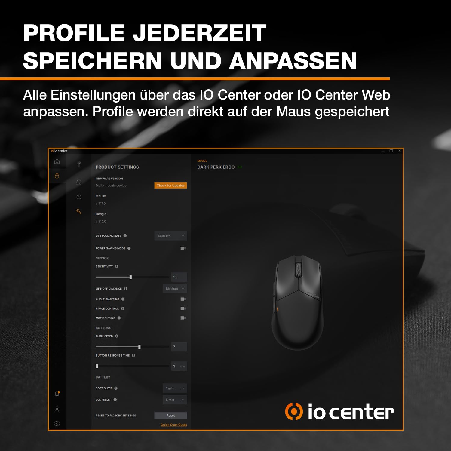 be quiet! Dark Perk Sym PC Gaming PC Maus – Bild 8