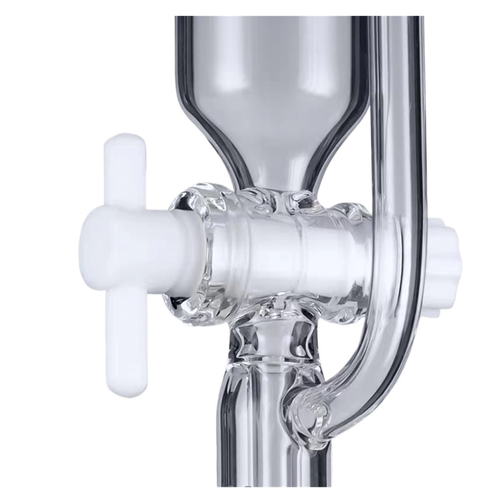 1 Stück 25 ml bis 1000 ml Laborglas Scheidetrichter mit konstanter zylindrischer Form Tropftrichter mit konstantem Druck und PTFE-Kolben(100ml 24x24)