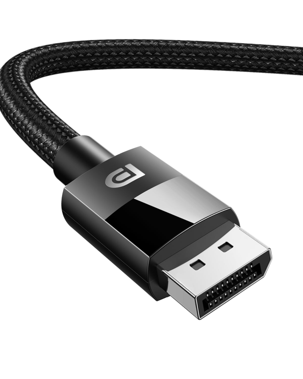 Ugreen 80391 8K 60 Hz Display Port To Display Port 1.4 Örgülü Kablo 1.5 Metre, Siyah