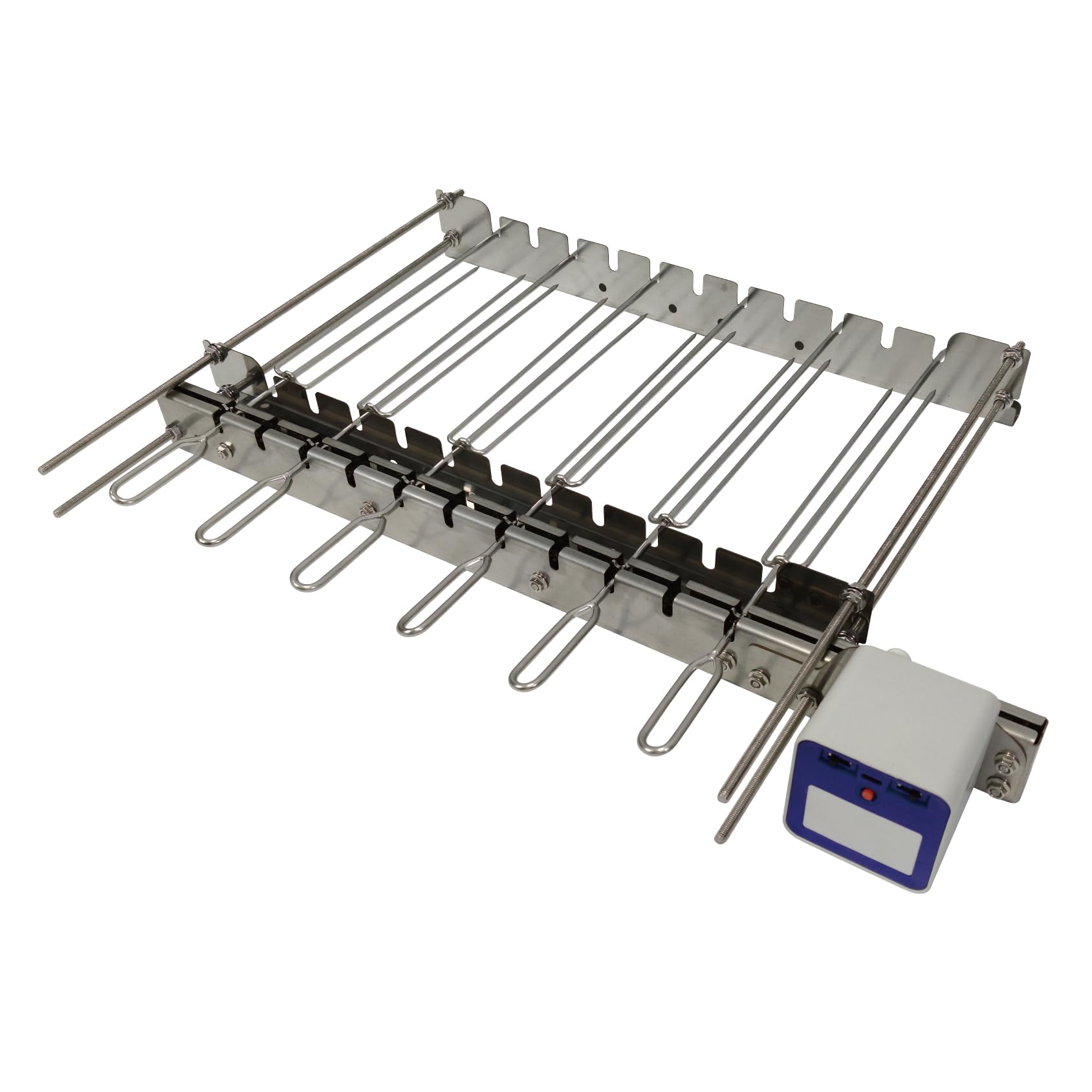 Kit girarrosto universale di ricambio da tavolo, dispositivo di ribaltamento automatico per spiedini rotanti, kebab, barbecue grill (DS11LSN)