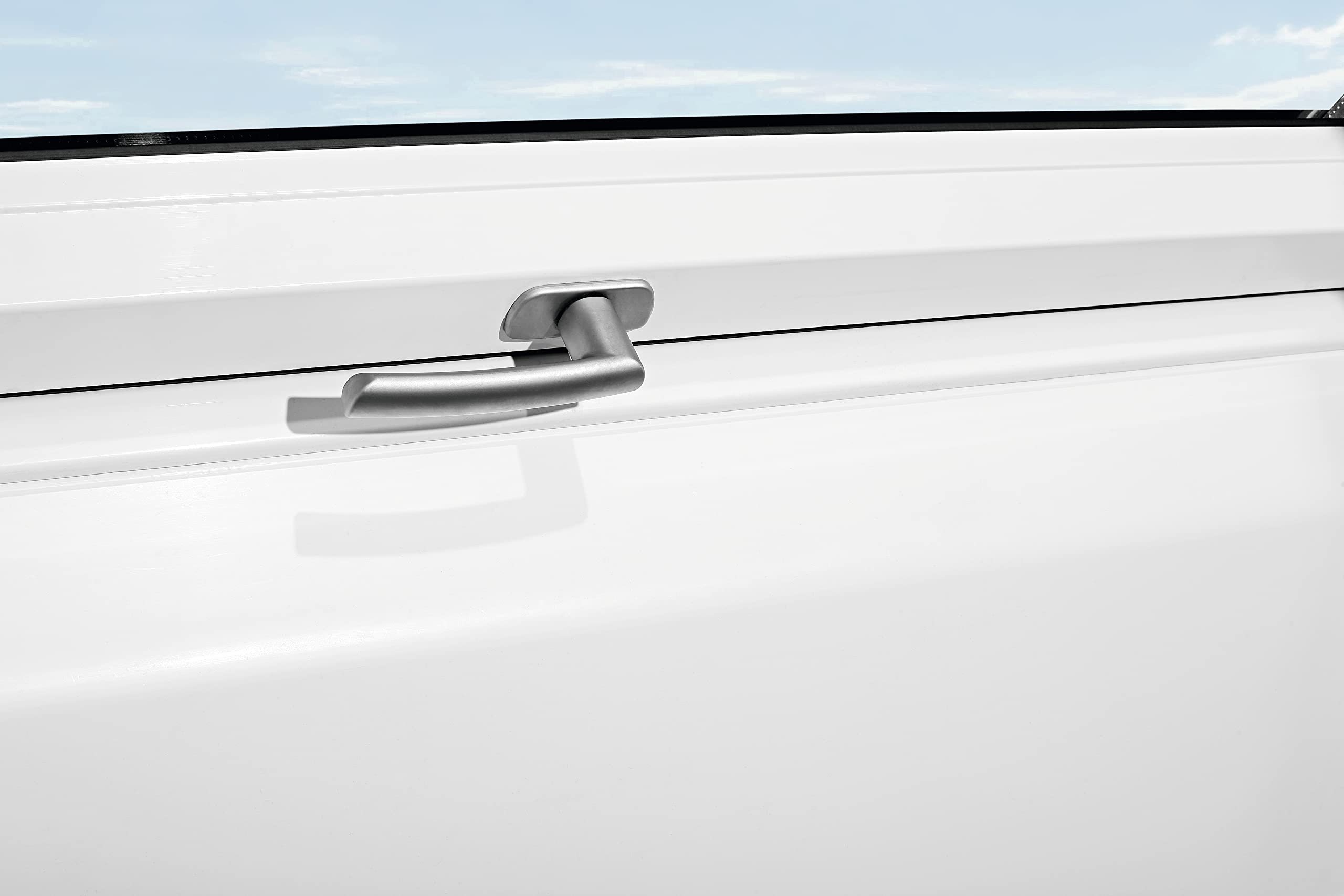 Original Roto Fenstergriff | Fenster Griff für Dachfenster der Baureihe R6 und R8 Kunststoff | Farbe Silber