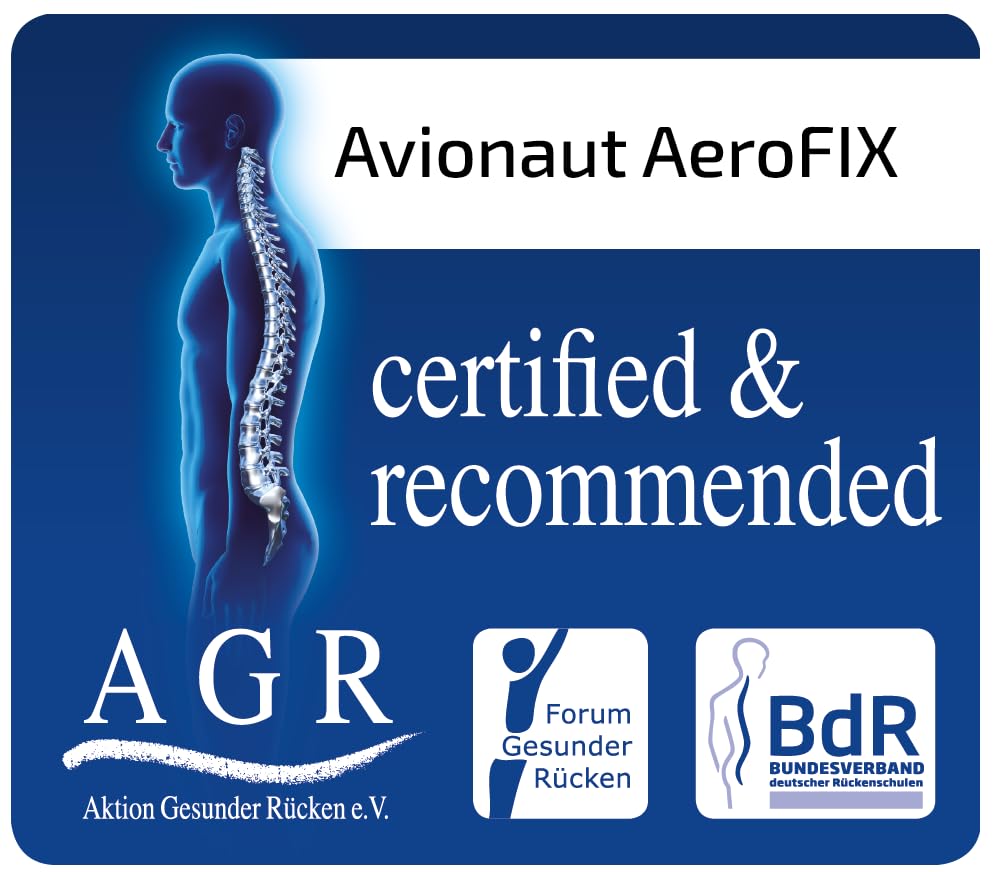 Avionaut AeroFIX AirFlow – Seggiolino Auto Reversibile 0–18 kg, Comfort Traspirante, Protezione Laterale Rinforzata, Compatibile con Base IQ Orbit