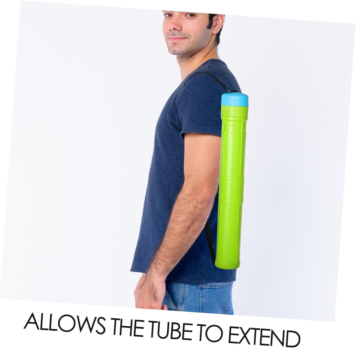 YARNOW Retractable Poster Tube Storage Tube for Documents Blueprints Art Supplies Rotating Display Must Have for Artists of All Levels