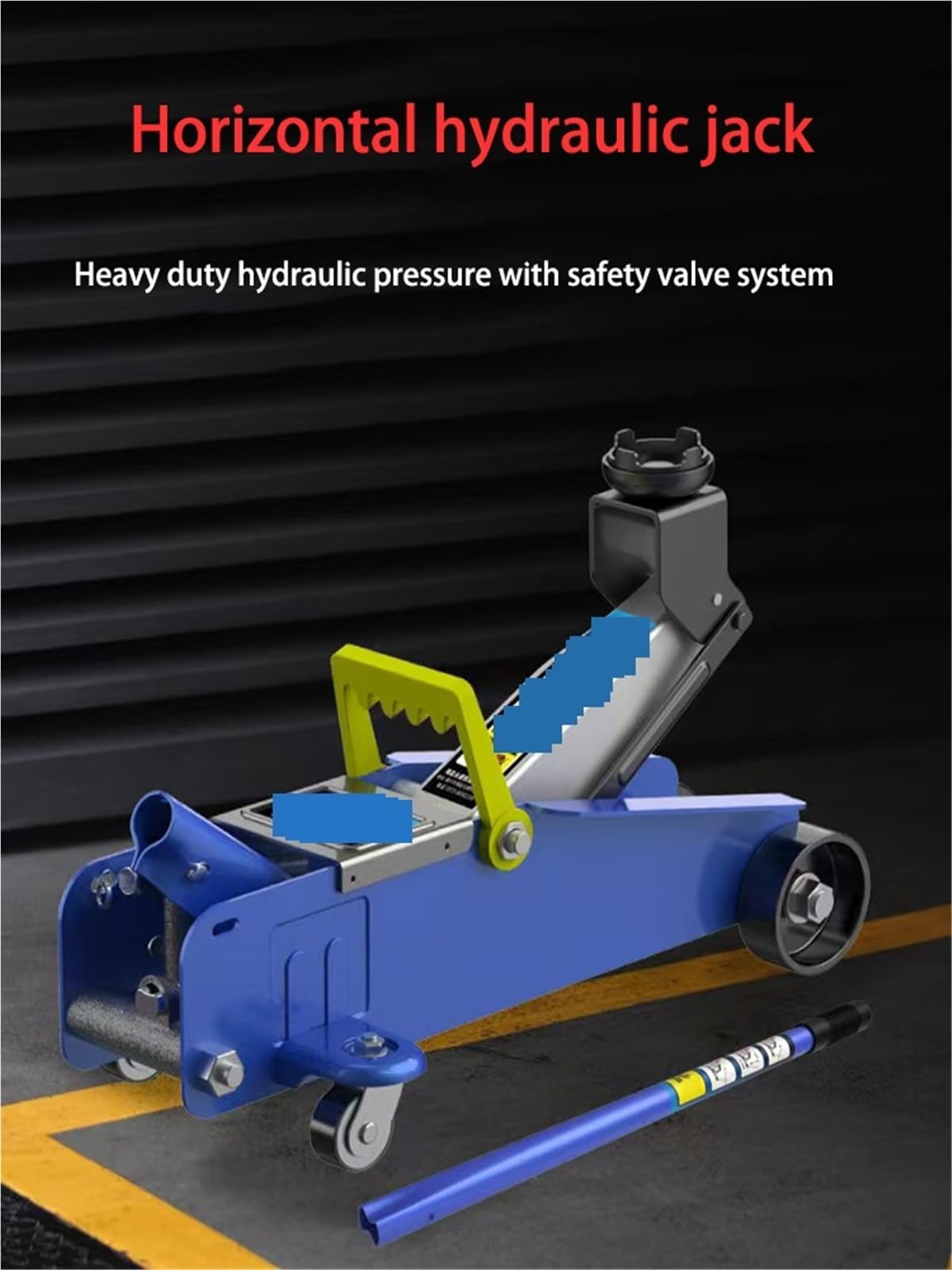 Podnośnik hydrauliczny, 2T Poziomy podnośnik samochodowy Sedan Minivan Podłoga Olej hydrauliczny Ręczne narzędzie do naprawy samochodów w warsztacie,