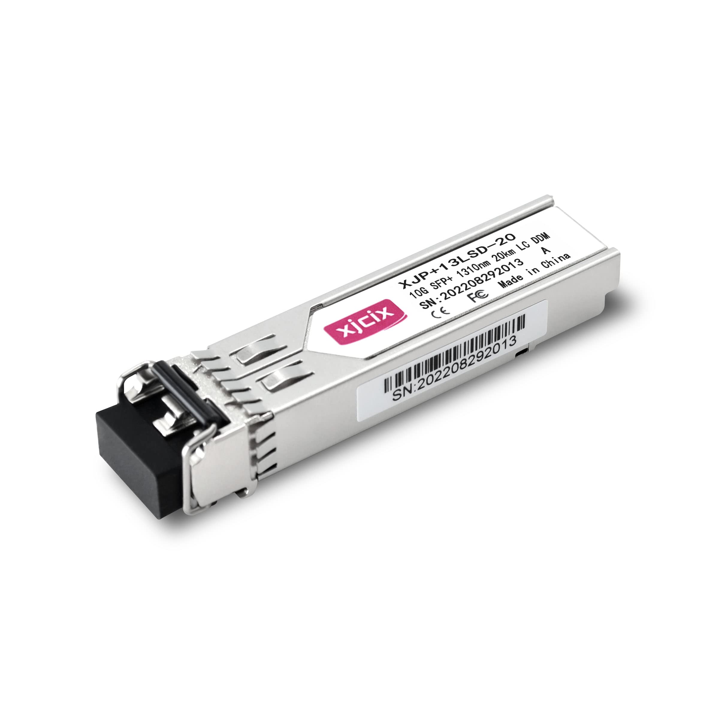 XJCIX 10GBase-SR SFP+ Optical Transceiver MMF 850nm 300M Optical Module DDM LC Duplex Connector for Arista SFP-10G-SR