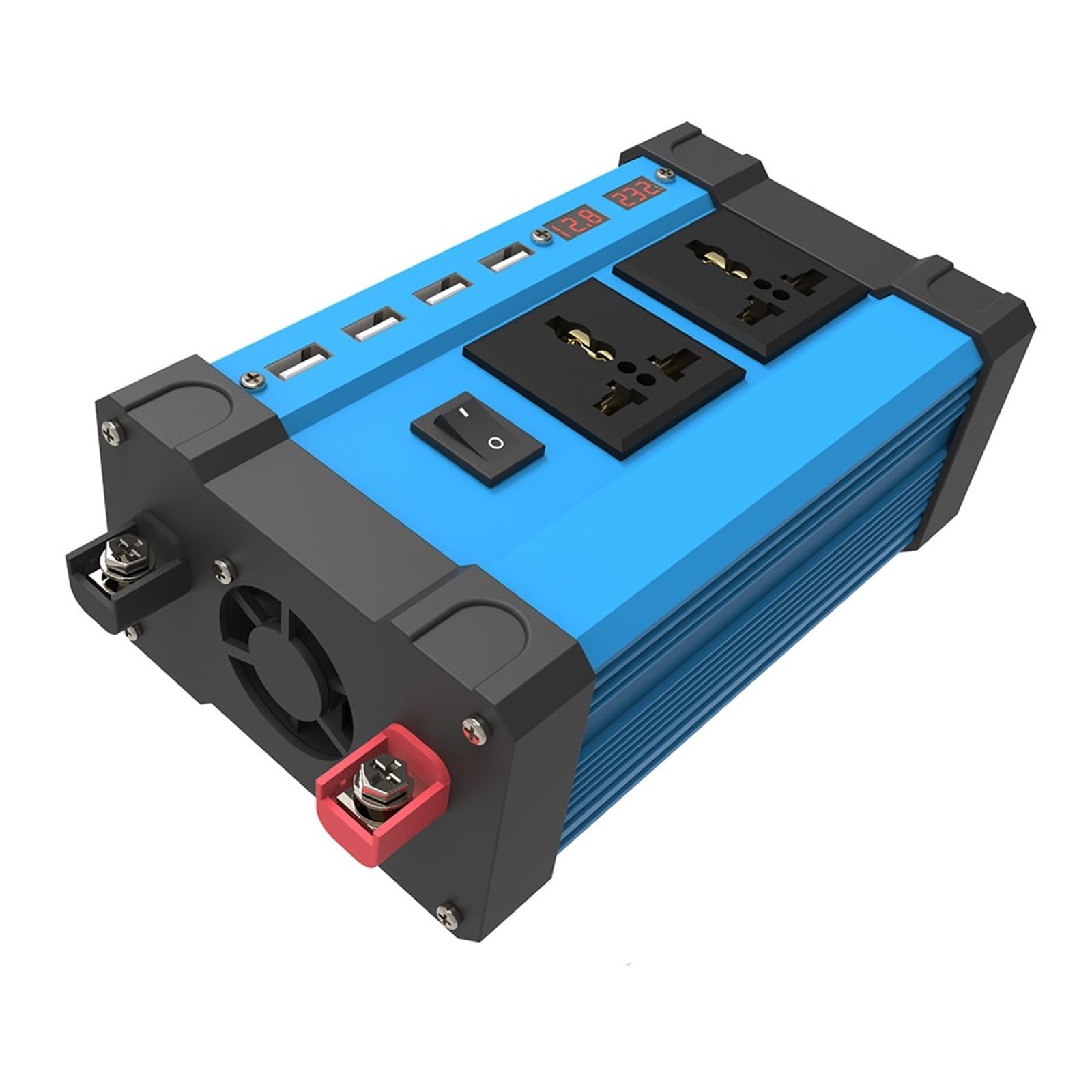 Microinversor Solar Inversor Solar 300W / 500W Micro Inversor CC A CA con Convertidor De Onda De Corrección MPPT Inversor Automático(No Built in mppt,300W)